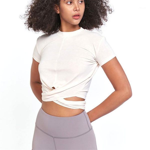 summer women bandage exercise training yoga shirt short sleeve running t shirts sports gym fitness workout sportswear outfit
summer women bandage exercise training yoga shirt short sleeve running t shirts sports gym fitness workout sportswear outfit