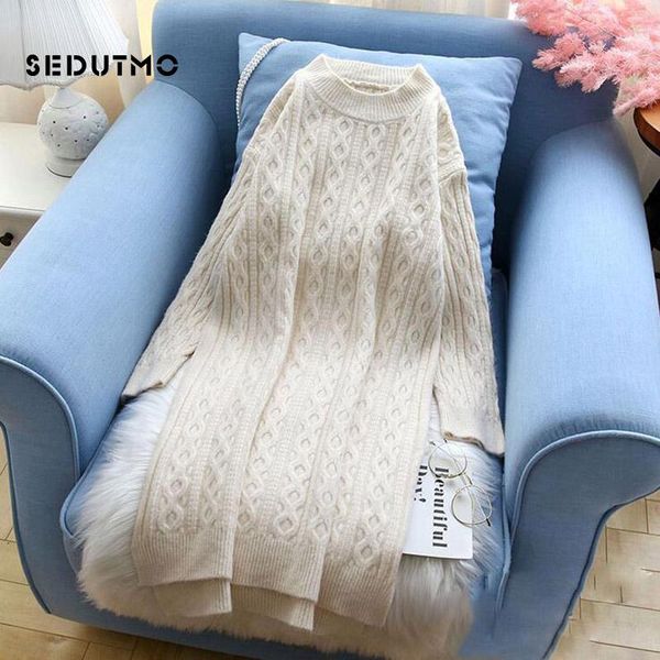 casual dresses sedutmo winter sweater dress women tunic knitted warm thick long sleeve vintage party ed878, Black;gray
casual dresses sedutmo winter sweater dress women tunic knitted warm thick long sleeve vintage party ed878, Black;gray