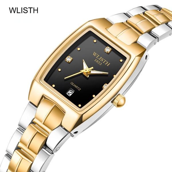 wristwatches wlisth brand watch fashion couple square steel men's luminous quartz women's, Slivery;brown
wristwatches wlisth brand watch fashion couple square steel men's luminous quartz women's, Slivery;brown