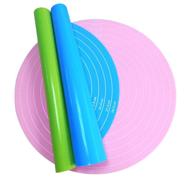 round kneading mat sheet with measurement home diy non-slip silicone baking pizza dough maker tools pastry rolling pins & boards
round kneading mat sheet with measurement home diy non-slip silicone baking pizza dough maker tools pastry rolling pins & boards