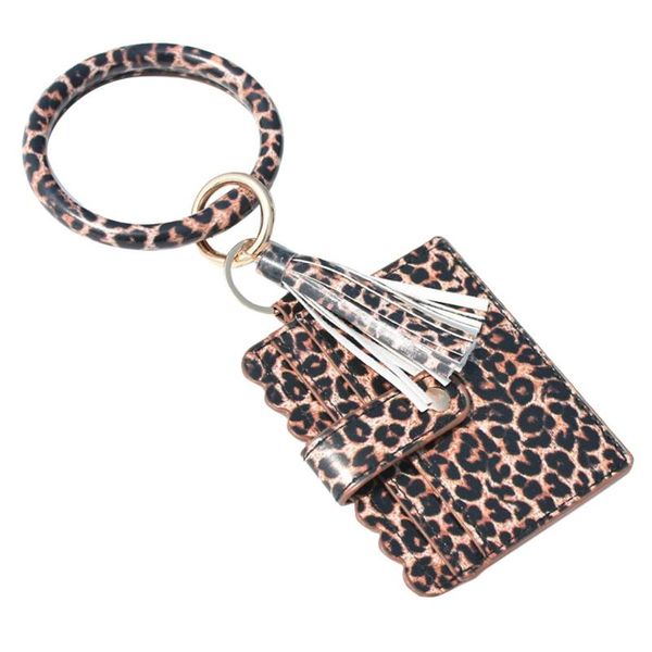 card holders keychain bracelet wristlet bangle key holder large round keyring leather tassel for women girls with wallet, Brown;gray
card holders keychain bracelet wristlet bangle key holder large round keyring leather tassel for women girls with wallet, Brown;gray