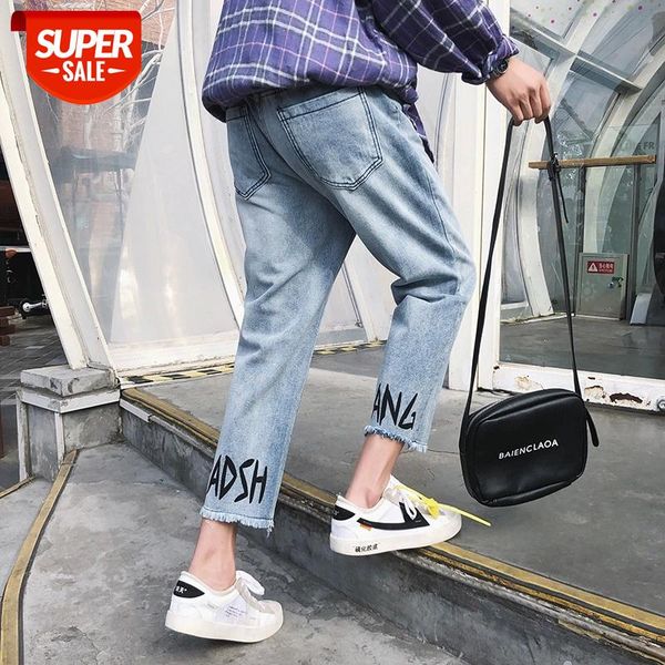 2019 men's casual pants loose letter printing blue color cowboy baggy jeans wash male denim trousers big size -3xl #pd4j
2019 men's casual pants loose letter printing blue color cowboy baggy jeans wash male denim trousers big size -3xl #pd4j