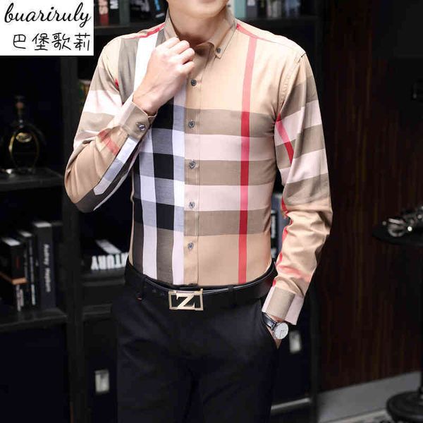 good brand hoodies men's khaki long sleeve shirt business casual large check long sleeve shirt loose nuy6, Black
good brand hoodies men's khaki long sleeve shirt business casual large check long sleeve shirt loose nuy6, Black