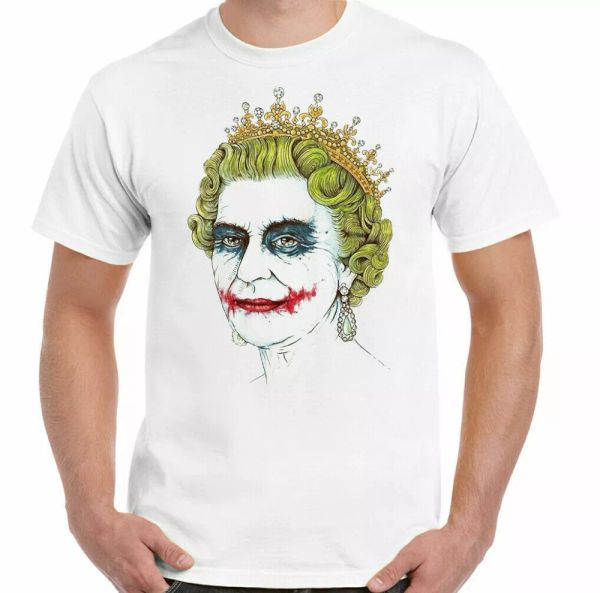 Banksy t shirt queen man funny street art the joker batman graffiti, White;black
Banksy t shirt queen man funny street art the joker batman graffiti, White;black