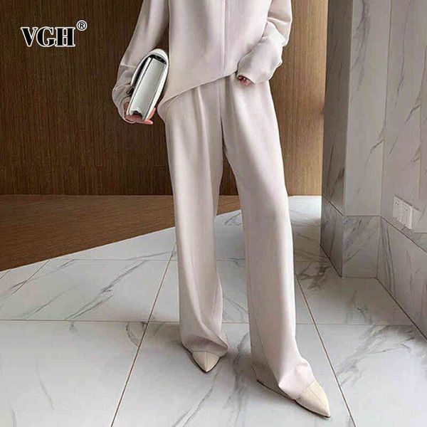 vgh casual women two piece set o neck long sleeve high waist wide leg pants female suits spring fashion clothing 210421, Black;white
vgh casual women two piece set o neck long sleeve high waist wide leg pants female suits spring fashion clothing 210421, Black;white