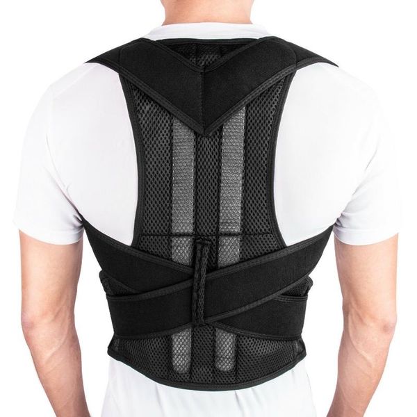waist support posture corrector for men women back brace adjustable straps shoulder trainer, Black;gray
waist support posture corrector for men women back brace adjustable straps shoulder trainer, Black;gray