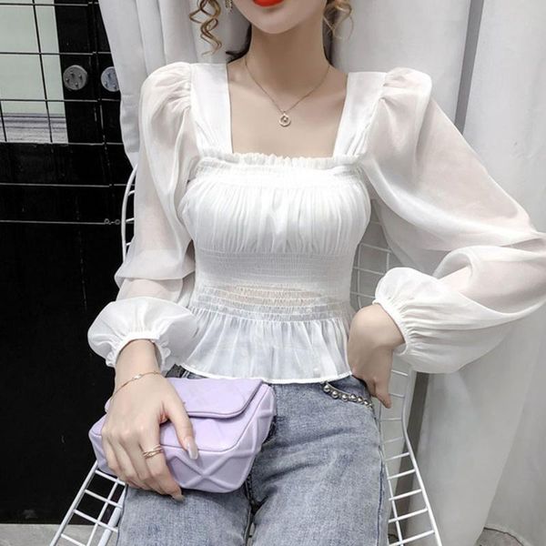 women's blouses & shirts korean version autumn fashion elegant square collar long sleeve wooden ear long-sleeve white casual shirt wom
women's blouses & shirts korean version autumn fashion elegant square collar long sleeve wooden ear long-sleeve white casual shirt wom