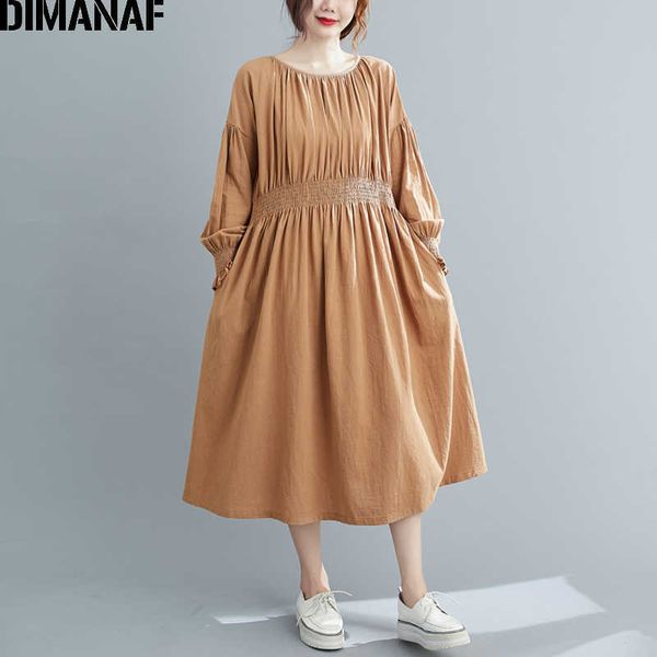 plus size women dress cotton long sleeve sundress elegant office lady vestidos pleated loose shirt spring clothing 210531, Black;gray
plus size women dress cotton long sleeve sundress elegant office lady vestidos pleated loose shirt spring clothing 210531, Black;gray