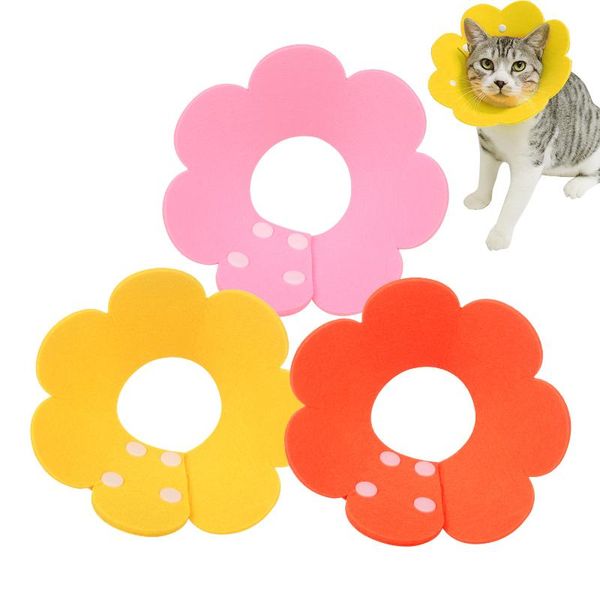 cat collars & leads 3 pcs after adjustable e collar recovery cute flower neck cones for kitten cats puppy
cat collars & leads 3 pcs after adjustable e collar recovery cute flower neck cones for kitten cats puppy