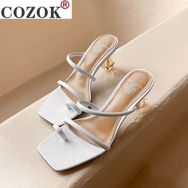 dress shoes cozok high-heeled sandals summer white square toe ladies transparent crystal heel slippers women luxury, Black
dress shoes cozok high-heeled sandals summer white square toe ladies transparent crystal heel slippers women luxury, Black