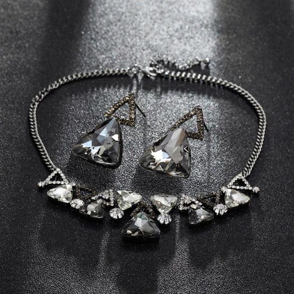 earrings & necklace yfjewe classic black+white bridal jewelry sets for women silver color rhinestone earring wedding n386
earrings & necklace yfjewe classic black+white bridal jewelry sets for women silver color rhinestone earring wedding n386