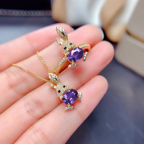 earrings & necklace fashion jewelry set luxury purple crystal zircon exquisite animal rings for women statement birthday gifts, Silver
earrings & necklace fashion jewelry set luxury purple crystal zircon exquisite animal rings for women statement birthday gifts, Silver