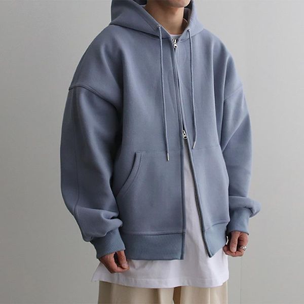 men's hoodies & sweatshirts korean hooded zipper style jackets loose sports clothing 2021 autumn fashion big size, Black
men's hoodies & sweatshirts korean hooded zipper style jackets loose sports clothing 2021 autumn fashion big size, Black