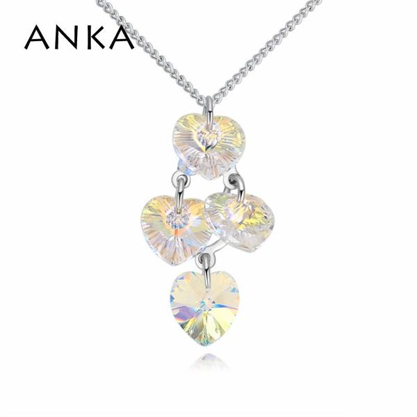 pendant necklaces anka hearts crystal necklace beads for women valentine's day gifts crystals from austria #122403, Silver
pendant necklaces anka hearts crystal necklace beads for women valentine's day gifts crystals from austria #122403, Silver