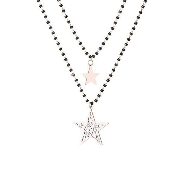 chokers double layer five-pointed star crystal beads adjustable choker necklace for women's gift stainless steel trendy 2021, Golden;silver
chokers double layer five-pointed star crystal beads adjustable choker necklace for women's gift stainless steel trendy 2021, Golden;silver