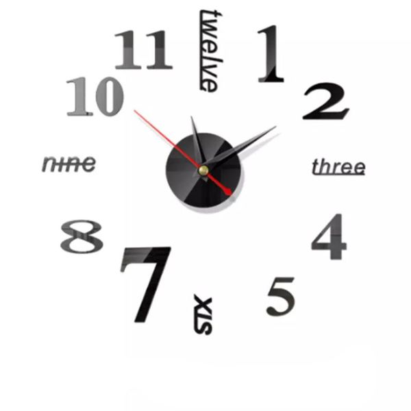 diy wall clock 3d mirror stickers digital horloges creative art home decor living room quartz hanging gold black clocks
diy wall clock 3d mirror stickers digital horloges creative art home decor living room quartz hanging gold black clocks