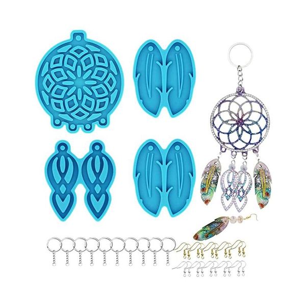 craft tools 1set epoxy resin casting feather earrings/jewelry mold accessories for keychain decoration, pendant, car hanging
craft tools 1set epoxy resin casting feather earrings/jewelry mold accessories for keychain decoration, pendant, car hanging
