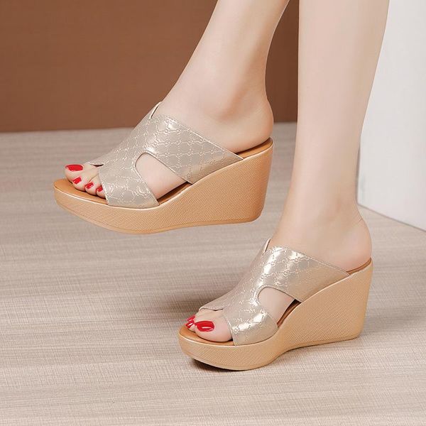 sandals gold wedges heel women summer high open toe platform shoes fashion large size 40 43 wedge heels, Black
sandals gold wedges heel women summer high open toe platform shoes fashion large size 40 43 wedge heels, Black