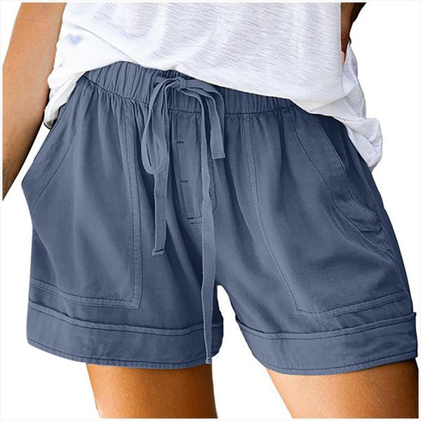 40 summer loose shorts women jumpsuit drawstring comfy solid casual elastic waist pocketed, Black;white
40 summer loose shorts women jumpsuit drawstring comfy solid casual elastic waist pocketed, Black;white