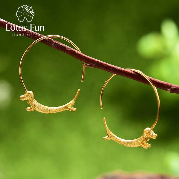 lotus fun lovely flying dachshund dog big round hoop earrings real 925 sterling sier 18k gold for women jewelry 2021, Golden
lotus fun lovely flying dachshund dog big round hoop earrings real 925 sterling sier 18k gold for women jewelry 2021, Golden