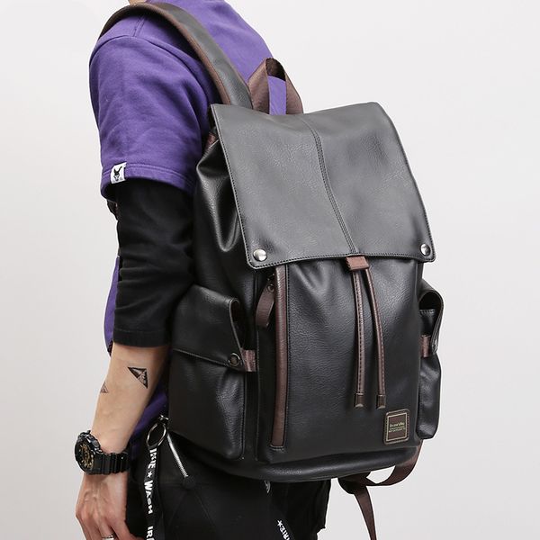 backpack men's fashion brand backpack travel street leather car sewing high school students' anti splash schoolbag
backpack men's fashion brand backpack travel street leather car sewing high school students' anti splash schoolbag