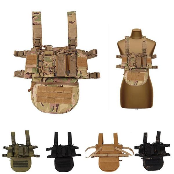 tactical vest military adjustable chest rig bag waist pack radio magazine pouch holster paintball carrier hunting jackets, Camo;black
tactical vest military adjustable chest rig bag waist pack radio magazine pouch holster paintball carrier hunting jackets, Camo;black