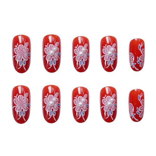 false nails 24pcs red flower pattern wear short paragraph fashion manicure patch save time wearable nail m88, Red;gold
false nails 24pcs red flower pattern wear short paragraph fashion manicure patch save time wearable nail m88, Red;gold