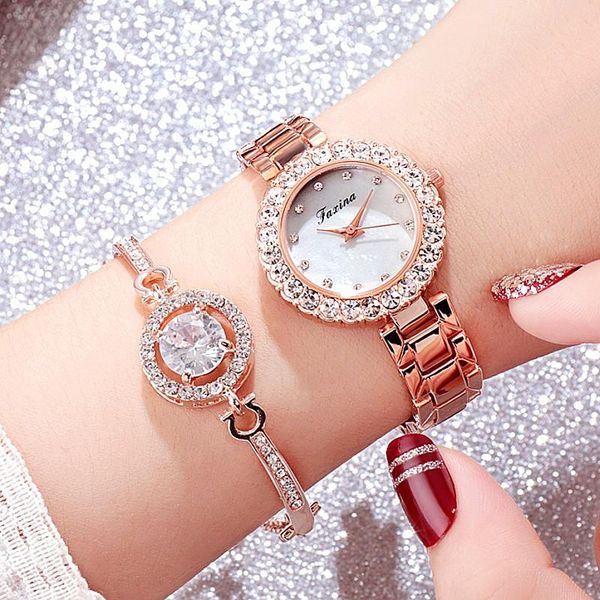 wristwatches women watches 2 pcs set watch bracelet waterproof drop 2021 diamond ladies wrist for, Slivery;brown
wristwatches women watches 2 pcs set watch bracelet waterproof drop 2021 diamond ladies wrist for, Slivery;brown