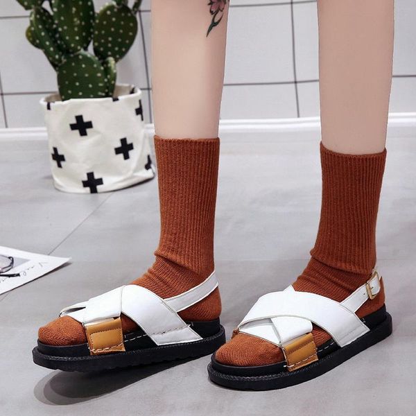 cross strap slippers female summer non-slip thick soft bottom students wear outdoor korean sandals and beach shoes, Black
cross strap slippers female summer non-slip thick soft bottom students wear outdoor korean sandals and beach shoes, Black