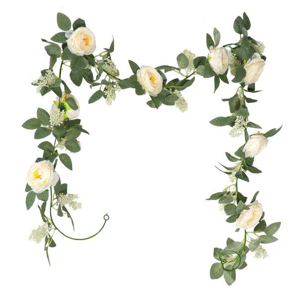 decorative flowers & wreaths 2m 8 heads rose artificial garland fake eucalyptus vine hanging plant for wedding birthday party home garden de
decorative flowers & wreaths 2m 8 heads rose artificial garland fake eucalyptus vine hanging plant for wedding birthday party home garden de