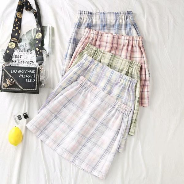 fashion brand oversized plus size skirt above knee, mini plaid a-line polyester casual empire skirts, Black
fashion brand oversized plus size skirt above knee, mini plaid a-line polyester casual empire skirts, Black