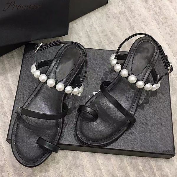 70% off wholesale flip-flops prowow pearl sandals women genuine leather narrow bands buckle strap slides flip flop summer luxury new fashion, Black
70% off wholesale flip-flops prowow pearl sandals women genuine leather narrow bands buckle strap slides flip flop summer luxury new fashion, Black