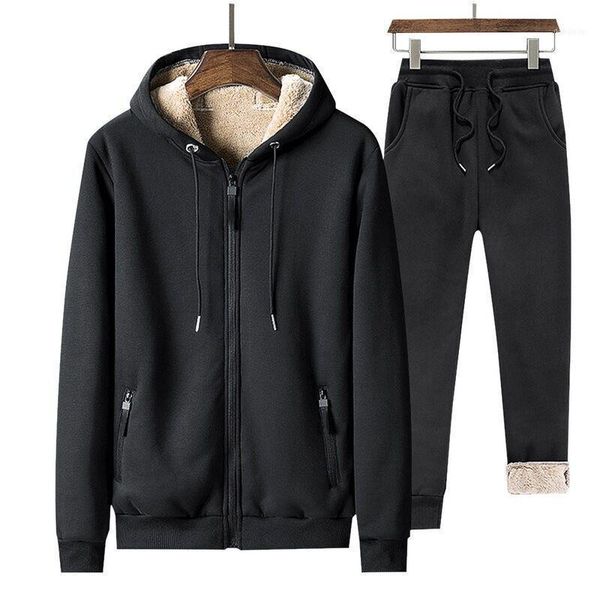 european and american autumn winter plus velvet warm men's hooded casual sports suit 2021 style1, Gray
european and american autumn winter plus velvet warm men's hooded casual sports suit 2021 style1, Gray