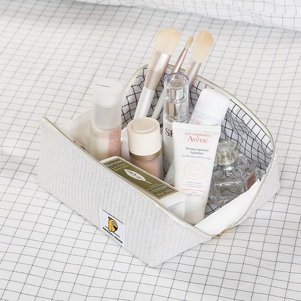 storage bags european style simple waterproof cosmetic bag large capacity portable go out with makeup brush stationery toilet
storage bags european style simple waterproof cosmetic bag large capacity portable go out with makeup brush stationery toilet
