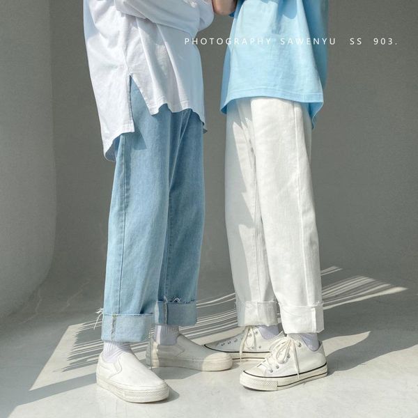 men's jeans spring summer wide-leg fashion retro harajuku men streetwear korean loose hip-hop straight denim trousers mens, Blue
men's jeans spring summer wide-leg fashion retro harajuku men streetwear korean loose hip-hop straight denim trousers mens, Blue