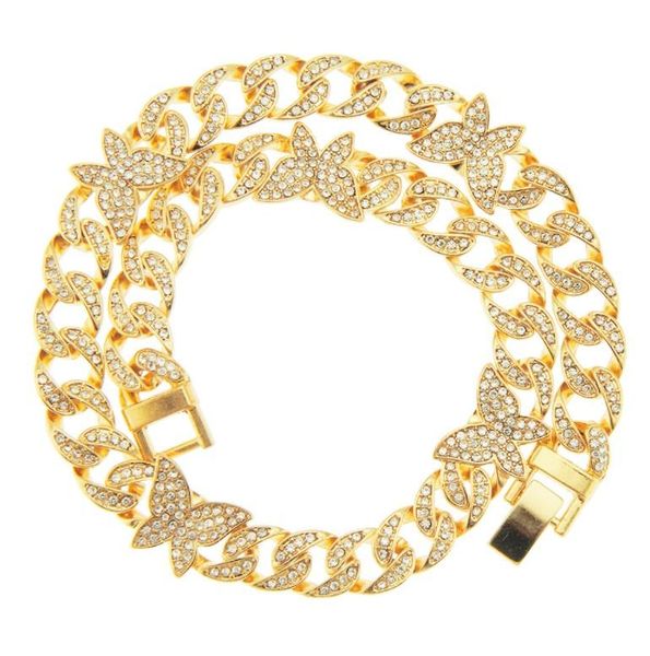 chains hip hop iced out paved rhinestones gold silver color full miami cuban chain with butterfly choker necklaces
chains hip hop iced out paved rhinestones gold silver color full miami cuban chain with butterfly choker necklaces