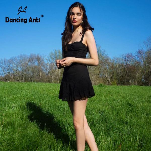 korean women solid dress slash neck high waist a-line knee-length sleeveless strap summer lace bow ruffles vintage dresses casual, Black;gray
korean women solid dress slash neck high waist a-line knee-length sleeveless strap summer lace bow ruffles vintage dresses casual, Black;gray