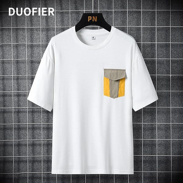 men's t-shirts summer loose casual pocket and women's pure color simple short-sleeved male fashion tee shirt white 4xl, White;black
men's t-shirts summer loose casual pocket and women's pure color simple short-sleeved male fashion tee shirt white 4xl, White;black