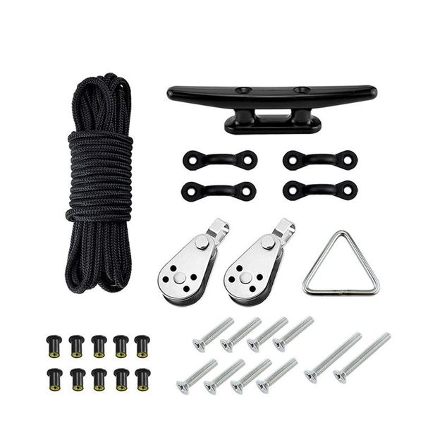 fishing accessories kayak anchor trolley kit system pulleys deck tie down pad eyes cleats ring screws rivets for canoe boat etc
fishing accessories kayak anchor trolley kit system pulleys deck tie down pad eyes cleats ring screws rivets for canoe boat etc
