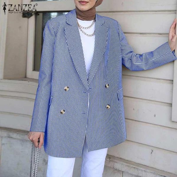 women's suits & blazers autumn blazer female chic long sleeve outwear oversized striped print ol coats fashion lapel double breasted, White;black
women's suits & blazers autumn blazer female chic long sleeve outwear oversized striped print ol coats fashion lapel double breasted, White;black