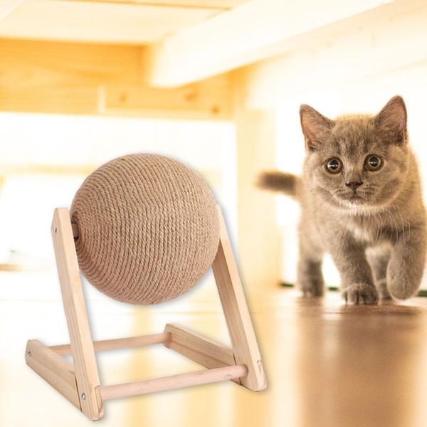 cat toys wooden scratching ball sisal rope weave climbing frame grinding paws toy animals playing instrument
cat toys wooden scratching ball sisal rope weave climbing frame grinding paws toy animals playing instrument