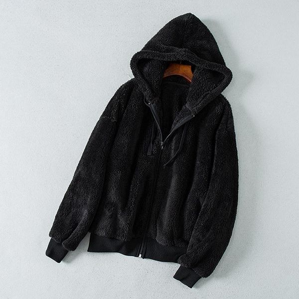 women's jackets fashionable jacket wool plus velvet size thickened hooded plush zipper furry hoodie coat loose teddy, Black;brown
women's jackets fashionable jacket wool plus velvet size thickened hooded plush zipper furry hoodie coat loose teddy, Black;brown