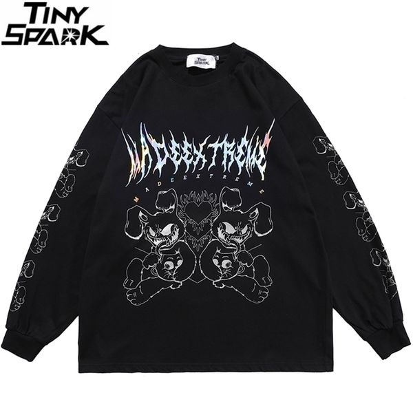 hip hop monster printed oversize t shirt streetwear harajuku cotton t-shirt men spring long sleeve tshirt black tees 210716, White;black
hip hop monster printed oversize t shirt streetwear harajuku cotton t-shirt men spring long sleeve tshirt black tees 210716, White;black