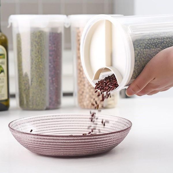 storage bottles & jars grain container rotating transparent sealed food classification tank thin889
storage bottles & jars grain container rotating transparent sealed food classification tank thin889