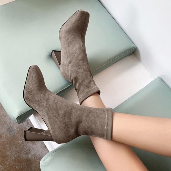 boots elastic socks women stretch short high heels grey for fashion 2021 spring autumn ankle female, Black
boots elastic socks women stretch short high heels grey for fashion 2021 spring autumn ankle female, Black
