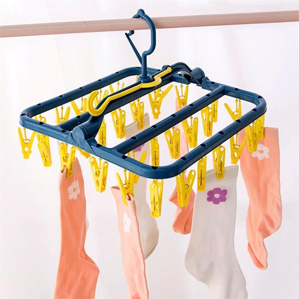 hangers & racks plastic 32clip foldable clothes dryer hanger children adults windproof socks underwear drying rack space saving
hangers & racks plastic 32clip foldable clothes dryer hanger children adults windproof socks underwear drying rack space saving
