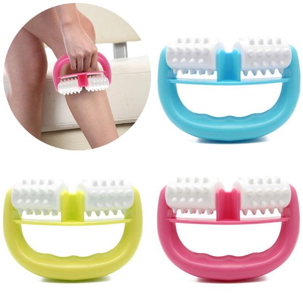 accessories 1 pcs plastic manual round handle 2 wheels muscle massage roller massager cellulite for legs arms back pain relief
accessories 1 pcs plastic manual round handle 2 wheels muscle massage roller massager cellulite for legs arms back pain relief