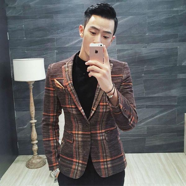 men's suits & blazers vip men suit jacket 2021 full season fashion vintage plaid wool blend slim fit smart casual business high-quality, White;black
men's suits & blazers vip men suit jacket 2021 full season fashion vintage plaid wool blend slim fit smart casual business high-quality, White;black