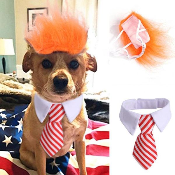 dog apparel portable 2pcs/set practical puppy collar wig set skin friendly pet bowtie versatile for halloween
dog apparel portable 2pcs/set practical puppy collar wig set skin friendly pet bowtie versatile for halloween