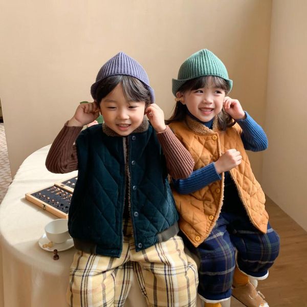 waistcoat 2021 winter girls fashion warm fleece vest kids korean design vests clothes 2 side wear, Camo
waistcoat 2021 winter girls fashion warm fleece vest kids korean design vests clothes 2 side wear, Camo